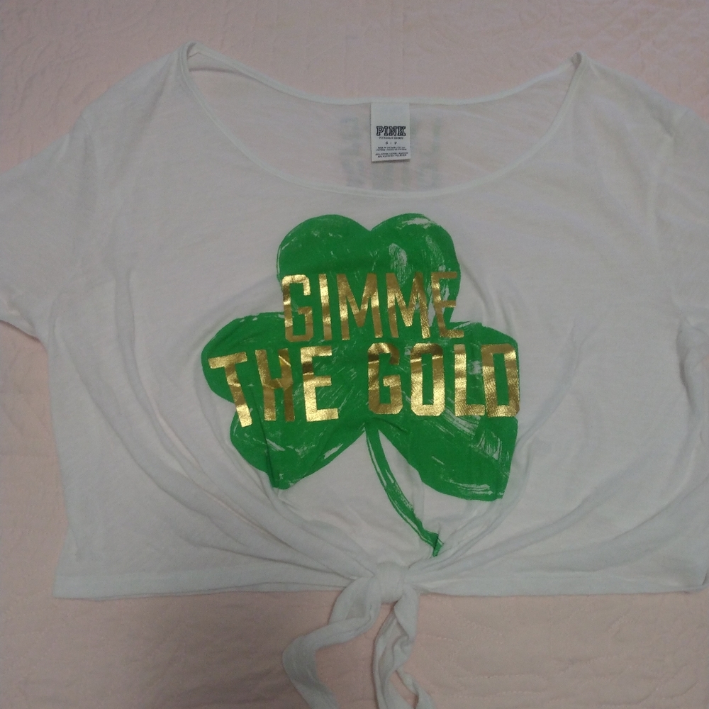 Victoria's secret Pink  shamrock top